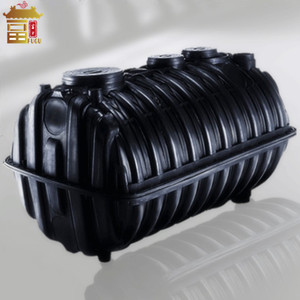Biyo küçük boyutu 0.6-2.5 CBM tuvalet kanalizasyon arıtma PE + PP malzeme üç izgaralar plastik septik Tank - Product Image 5