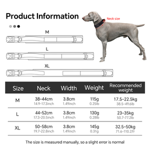 <span class=keywords><strong>Collar</strong></span> de Nailon Resistente Vintage con Hebilla Metálica de Liberación Rápida, <span class=keywords><strong>Collar</strong></span> Táctico Vintage para Entrenamiento de Perros con Asa - Product Image 3