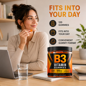 Complément alimentaire premium OEM personnalisé Halal Vegan Vitamine B3 NAD+ NR avancé blanchissant Niacinamide Gummies Santé Sans produits laitiers - Product Image 5