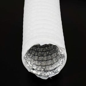 Chất Lượng Cao Tùy Chỉnh 4 Inch PVC Nhôm Lá Mỏng Dây Thép Gia Cố Linh Hoạt Ống Dẫn Không Khí Hiện đại 6 Inch Condut Cho Hvac Hệ Thống - Product Image 6