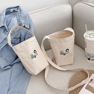 กระเป๋าผ้าแคนวาสขนาดใหญ่แบบกำหนดเองพร้อมโลโก้พิมพ์ลายตามสั่ง กระเป๋าผ้าแคนวาสขนาดเล็กสำหรับใส่ของช้อปปิ้ง - Product Image 4