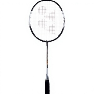Raqueta de Bádminton Telescópica Profesional Intermedia y Avanzada LingMei Emei Modelo Black Carbon Fiber 4U con Empuñadura de PU y Dureza Moderada - Product Image 3