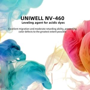 สารทำให้ระดับ NV-460แบบ uniwell สำหรับสีย้อมที่เป็นกรดสารเสริมสิ่งทอสารช่วยทำให้เป็นอิมัลชันโฟมต่ำที่เหนือกว่า - Product Image 4