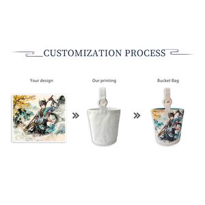Borsa a Secchiello Anime Personalizzata con Logo OEM, Stampa Sublimatica, Piccolo MOQ, Regalo Personalizzato, Merchandise Anime - Direttamente dalla Fabbrica - Product Image 2