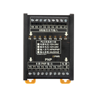 Carte d'amplification PLC DC industrielle 8 entrées NPN/PNP 8 sorties NPN IO8T-PNP Conducteurs en cuivre Isolation PVC Courant nominal 24V 10A
