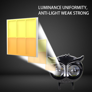 Phares <span class=keywords><strong>de</strong></span> moto LED à <span class=keywords><strong>bas</strong></span> <span class=keywords><strong>prix</strong></span>, design hibou, double couleur, 12-80V, mini spot LED, phares <span class=keywords><strong>de</strong></span> conduite pour moto - Product Image 3