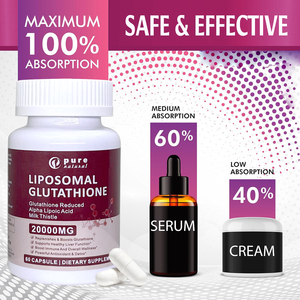 Suplementos de glutatión liposomal al por mayor, glutatión 2000 mg, con extracto de cardo mariano y ácido alfa lipoico - Product Image 6