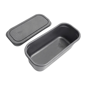 Prix d'usine, <span class=keywords><strong>bac</strong></span> à crème glacée en <span class=keywords><strong>plastique</strong></span> blanc de 5 <span class=keywords><strong>litres</strong></span>, grands bacs à crème glacée avec couvercles, plateau à gelato de qualité alimentaire personnalisé, tunnel - Product Image 4