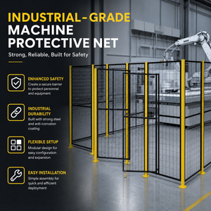 Sistema Modular <span class=keywords><strong>de</strong></span> Protección Perimetral, Panel <span class=keywords><strong>de</strong></span> Seguridad Amarillo para Protección <span class=keywords><strong>de</strong></span> Máquinas en Líneas <span class=keywords><strong>de</strong></span> Automatización Robótica - Product Image 2
