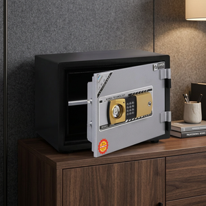 Coffre-fort électronique numérique authentique Vietnam Safe Yunos YNS-35E, ignifuge, dimensions L250xW350xH250mm, fixation murale - Product Image 3