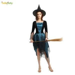 <span class=keywords><strong>Disfraz</strong></span> de Halloween de <span class=keywords><strong>bruja</strong></span> adulta para mujer mágica, Cosplay de fiesta de Halloween - Product Image 1