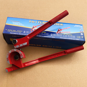 Cintreuse de tuyaux manuelle 3-<span class=keywords><strong>en</strong></span>-1 British Red 180 à trois fentes pour tuyaux de climatisation <span class=keywords><strong>en</strong></span> <span class=keywords><strong>cuivre</strong></span> et <span class=keywords><strong>en</strong></span> aluminium - Product Image 3