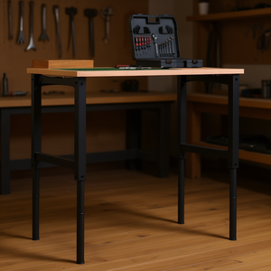 Adjustable Work Bench <b>Frames</b> 21.7x(27.2-37.6) Metal Furniture <b>Frame</b> Industrial Design For Workbench - Product Image 2