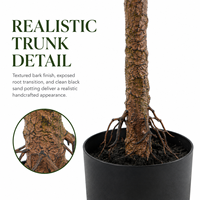 Arbre artificiel Cassia Surattensis 160 cm, plante fleurie artificielle en PE, écologique, résistant aux UV, haute qualité, OEM, pour intérieur