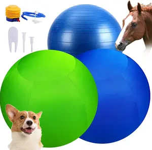 Ball for Horse Anti-Burst Soccer Ball Toy for Horses Pump Included