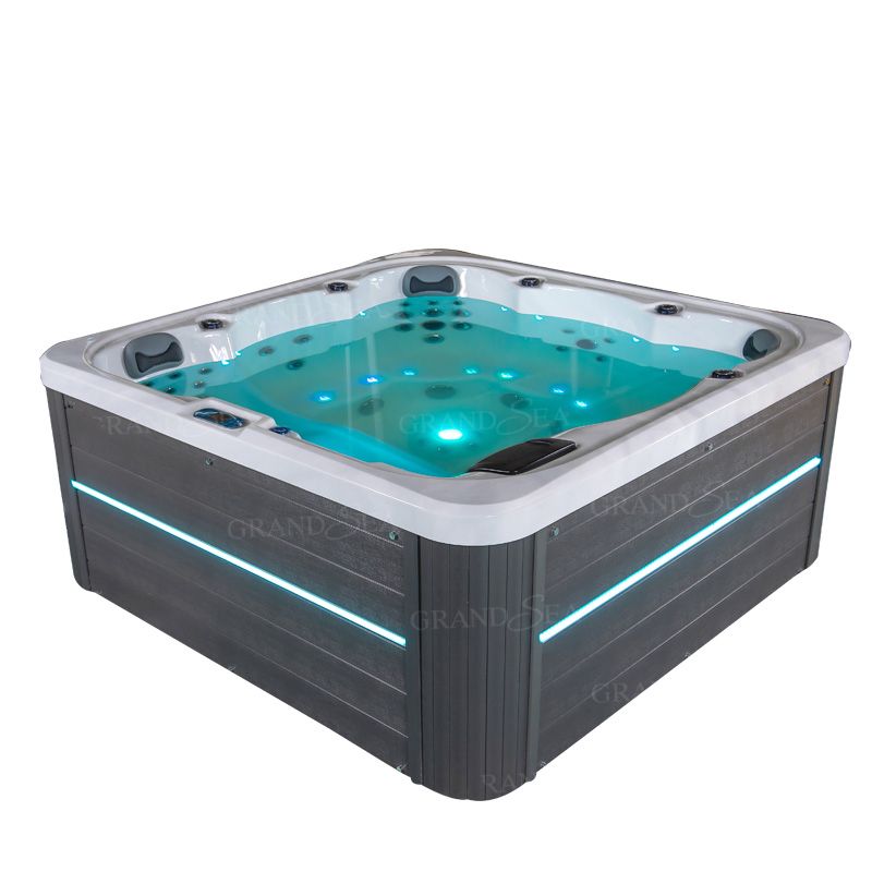 Hydrorelax горячая вода Роскошная гидромассажная Ванна на открытом воздухе гидромассажная Ванна гидромассажная акриловая Массажная Бальбоа дешевая Сексуальная спа-Ванна