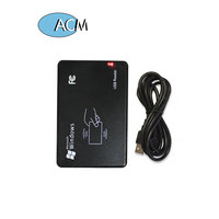 Lector de Tarjetas Inteligentes de Proximidad USB de Escritorio, Lector RFID ABS de 125Khz, Económico, Disponible en Fábrica, para Control de Acceso