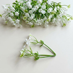 Fleurs artificielles Leafora Baby's Breath en plastique, 10 cm et moins, style 1, style 2 - Product Image 4