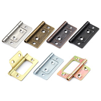 Charnières de porte encastrées sans mortaise en métal de qualité supérieure à fermeture douce pour armoires de cuisine, meubles, placards et accessoires de quincaillerie – Vente en gros