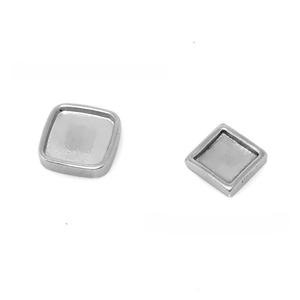 Vassoio con cornice quadrata in acciaio inossidabile da 8-10mm in acciaio inossidabile da 50 pz/lotto - Product Image 4