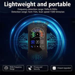 LED 디스플레이가있는 F009 GPS 버그 감지기 소형 숨겨진 적외선 카메라 파인더 AI 청취 장치 보안 보호 제품 - Product Image 3