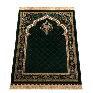 Colorful Velvet Foam Quilted janamaz or Embossed <b>Prayer</b> <b>Mat</b> premium quality Beautiful soft and easy to <b>prayer</b> buy online luxury - Product Image 3