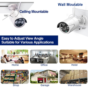 H.265 Hoàn Chỉnh Wifi Bullet Ip66 8 Camera Nvr Kit Giám Sát An Ninh 3mp 8 Kênh Cctv Hệ Thống Camera Với Màn Hình Màn Hình - Product Image 6