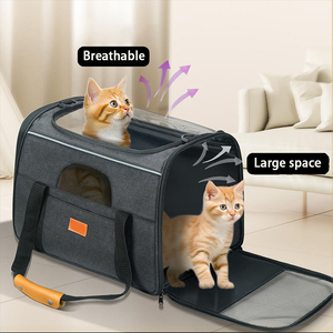 Sac de <span class=keywords><strong>transport</strong></span> de luxe pour chiot approuvé par les compagnies aériennes, sac de <span class=keywords><strong>transport</strong></span> pour chat et chien pour animaux de compagnie - Product Image 2
