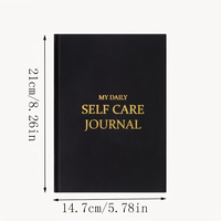 Carnet de notes A5 personnalisé avec estampage à chaud doré, couverture rigide, journal de bien-être quotidien, agenda quotidien – Vente en gros usine pour écoles et bureaux