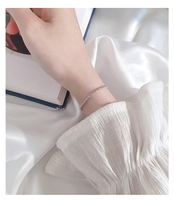 Bracelet en argent sterling 925, design religieux forestier, simple et tendance, pour femme