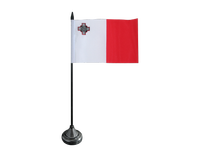 Drapeaux de bureau en polyester personnalisés du Mali, drapeau de table pour la décoration de table