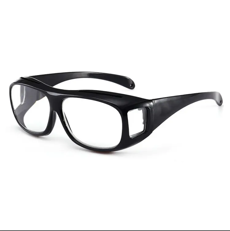 Kacamata Baca Bulat Bingkai PC Kaca Pembesar Kacamata Baca TV 160 180 Penglihatan Besar