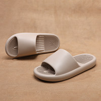 Claquettes de massage pour hommes, semelle souple, pour la maison, unisexe, en EVA, pour salle de bain et douche, personnalisables avec logo