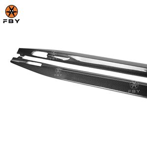 Falda lateral de fibra de carbono estilo AO para <span class=keywords><strong>BMW</strong></span> <span class=keywords><strong>3</strong></span> Series G20 <span class=keywords><strong>2019</strong></span> + Kit de cuerpo de extensión de falda lateral de fibra de carbono - Product Image 6
