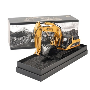 SJY-1910-2 Modèle de camion excavateur en métal à l'échelle 1/40, véhicules de construction moulés sous pression, jouets pour garçons - Product Image 6