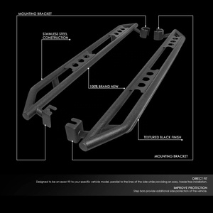 Estribos Laterales, Barras de Protección, Protectores de Rocas para Jeep Wrangler JL 4 Puertas Unlimited 2018-2019 - Product Image 2
