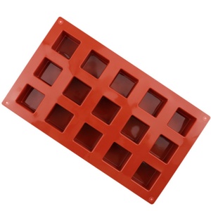 TangChu 15-<b>Square</b> Baking Silicone Mold for Chocolate & Confectionery - Product Image 4