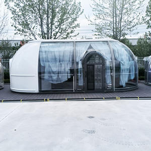 Maison dôme à capsule en polycarbonate de luxe-<span class=keywords><strong>Abri</strong></span> extérieur préfabriqué transparent pour le glamping et l'hôtel - Product Image 1
