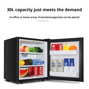 Mini-<span class=keywords><strong>réfrigérateur</strong></span> commercial en acier inoxydable à batterie pour hôtel, porte simple, congélateur inférieur à 20L, pour présentation de chocolats - Product Image 5