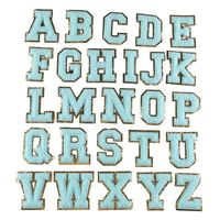 Patch brodé en tissu sergé 3D, Logo personnalisé OEM, lettres et chiffres, en fer à repasser, à vendre