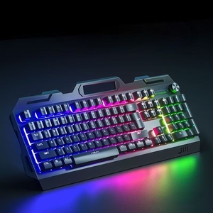2025 recién llegados mecánico RGB luz KeyboardMouse auriculares Combo con cable escritorio <span class=keywords><strong>104</strong></span> KeyGaming teclado para Pc caja de la computadora - Product Image 2