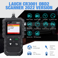 LAUNCH 2026 CR3001 Escáner OBD2 Herramienta de Diagnóstico Automotriz, Lector de Códigos Profesional para Verificación del Motor