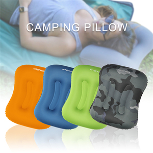 HOMFUL-almohada <span class=keywords><strong>inflable</strong></span> de aire portátil ultraligera, personalizada, para acampar, viajar, <span class=keywords><strong>cuello</strong></span> - Product Image 5