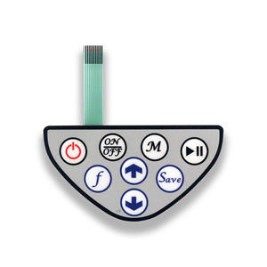 Clavier à membrane ultra-mince personnalisé avec panneau de commutation de boutons, longue durée de vie, <span class=keywords><strong>pour</strong></span> <span class=keywords><strong>application</strong></span> calculatrice, couleur et taille personnalisables - Product Image 2