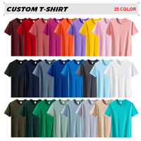 T-shirt Homme Oversize 100% Coton Pur Couleur Unie Imprimé Motif Personnalisé Vierge à Personnaliser – Vente en Gros