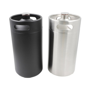 Trang Chủ Rỗng Cách Nhiệt 304 Thép Không Gỉ Nitro Ball Lock Dự Thảo Bia Đôi Tường <span class=keywords><strong>Mini</strong></span> 5l Keg Bia - Product Image 1