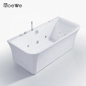 <span class=keywords><strong>Vasca</strong></span> <span class=keywords><strong>da</strong></span> <span class=keywords><strong>bagno</strong></span> idromassaggio Jacuzzi in acrilico con pannello a grembiule senza giunture, dimensioni <span class=keywords><strong>standard</strong></span> per condomini, con materassino massaggiante e doccia - Product Image 5