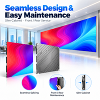 Écran LED d'intérieur personnalisé TOOSEN P1.25 P1.86 P2.5 CE, mur vidéo 4K UHD à pas fin pour affichage numérique des terminaux aéroportuaires