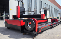 Machine de découpe laser CNC industrielle 3015 6015 6 kW à prix abordable pour tôles et tubes métalliques avec dispositif rotatif de 6 m