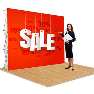 10x8ft Folding <strong>Pop</strong> <strong>up</strong> Banner <strong>Display</strong> Backdrop <strong>Stand</strong> Exhibition Wall Banner Trade Show Booth Walls <strong>Pop</strong> <strong>up</strong> Banner - Product Image 6